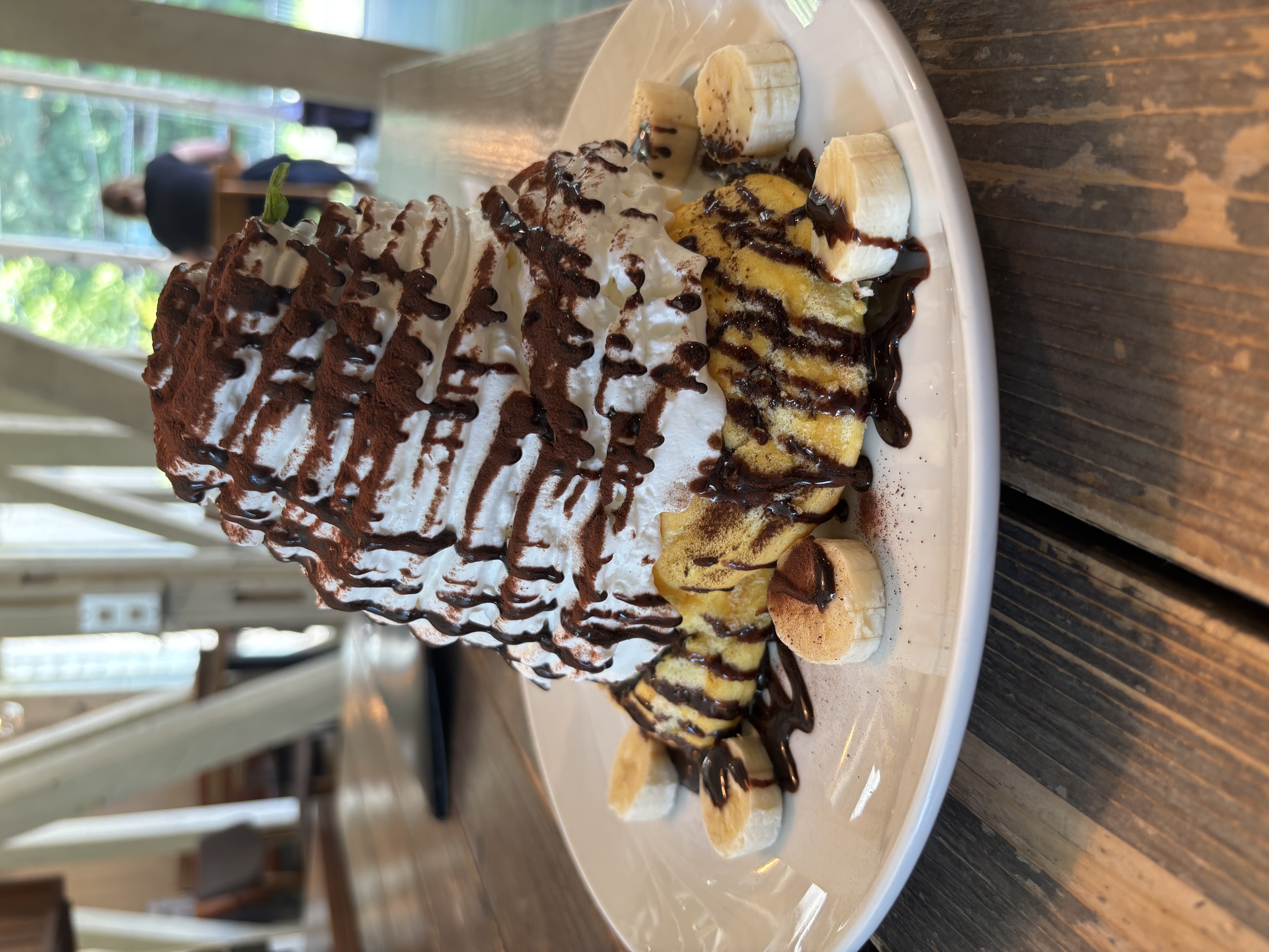 カフェブルー・チョコバナナパンケーキ
